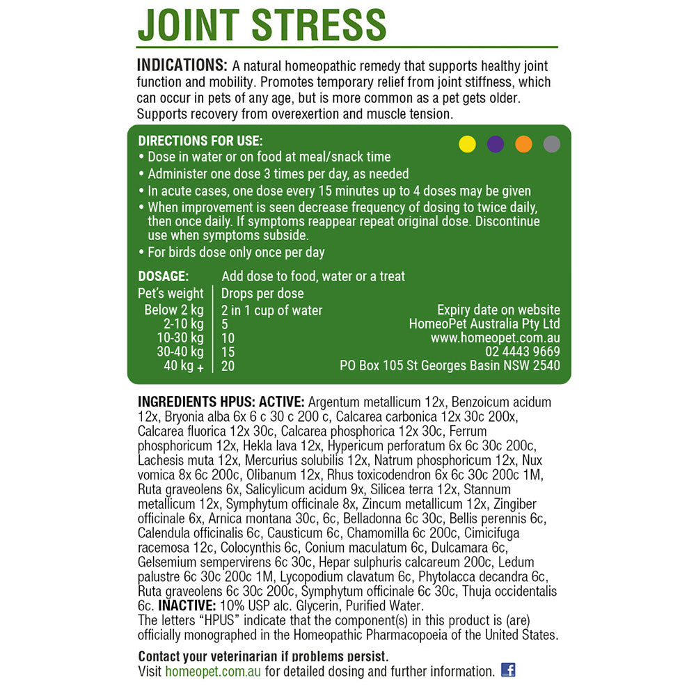 HomeoPet Joint Stress