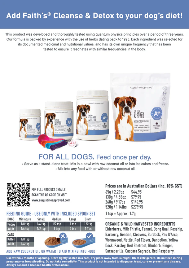 Augustine Approved Faith's Cleanse & Detox