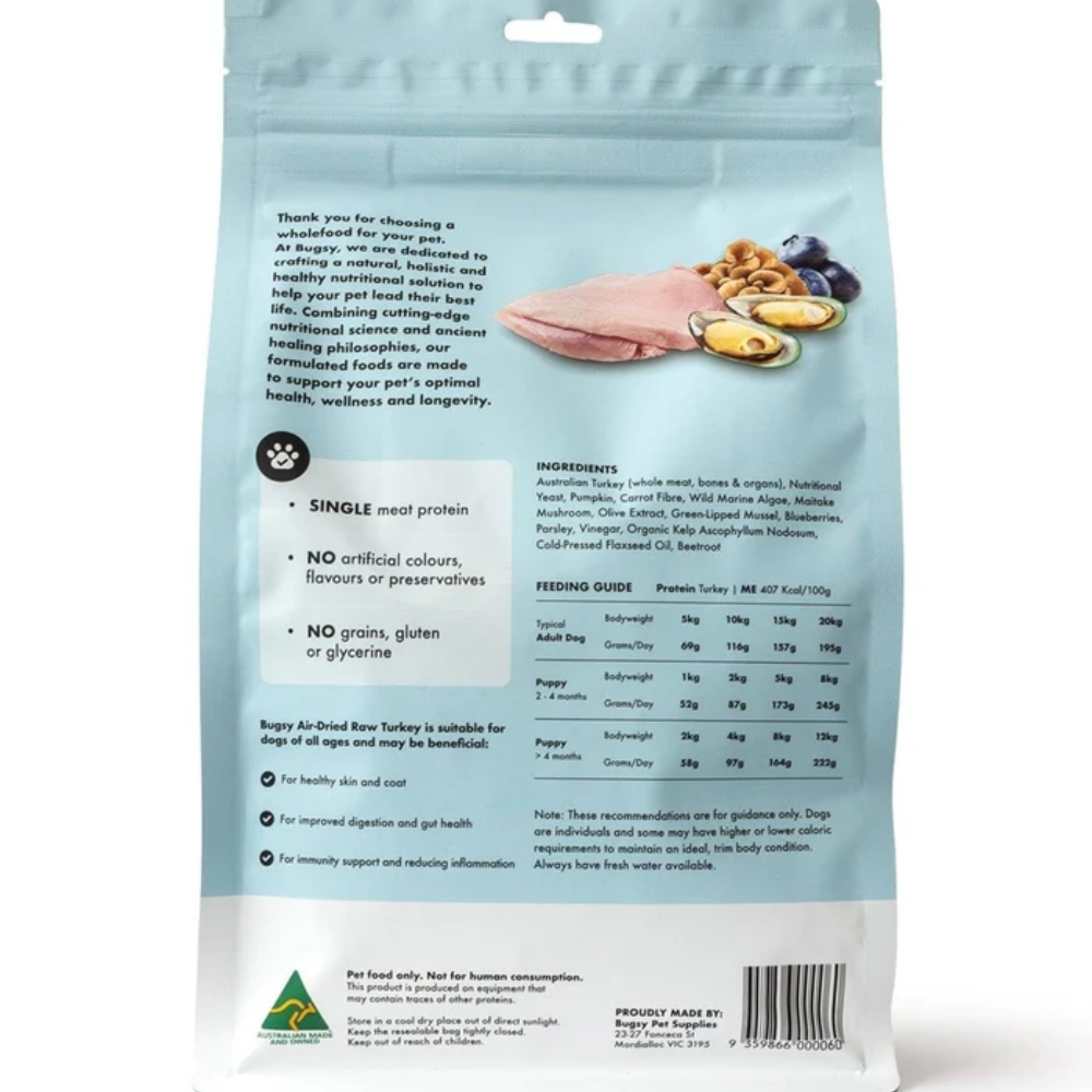 Bugsy's Air-Dried Raw Turkey