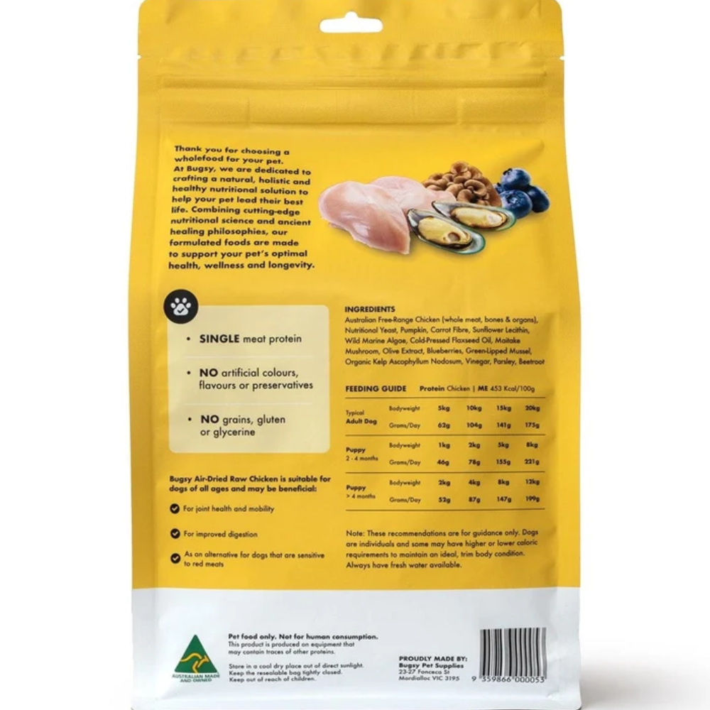 Bugsy's Air-Dried Raw Chicken