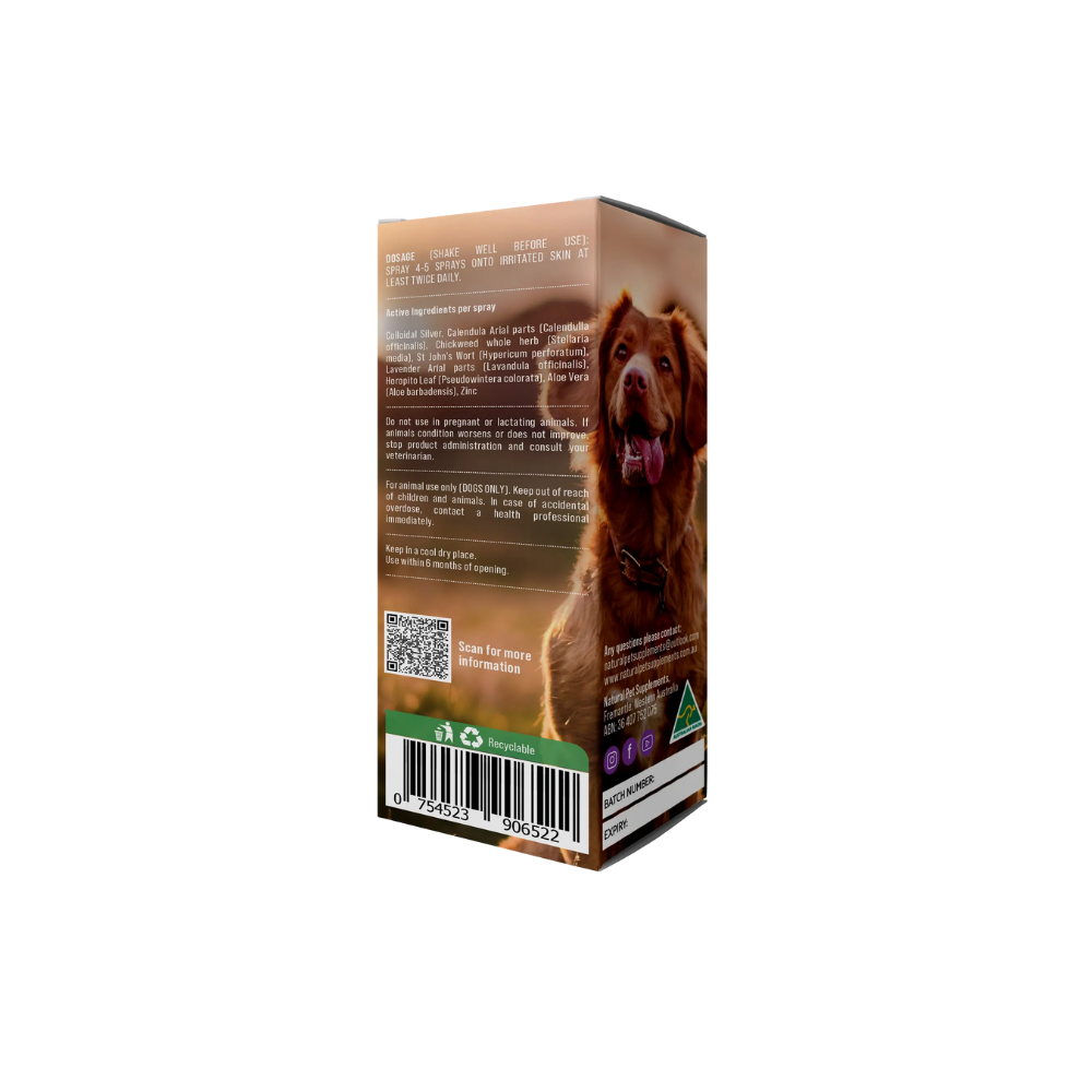 Natural Pet Supplements - Skin Soothing Spray