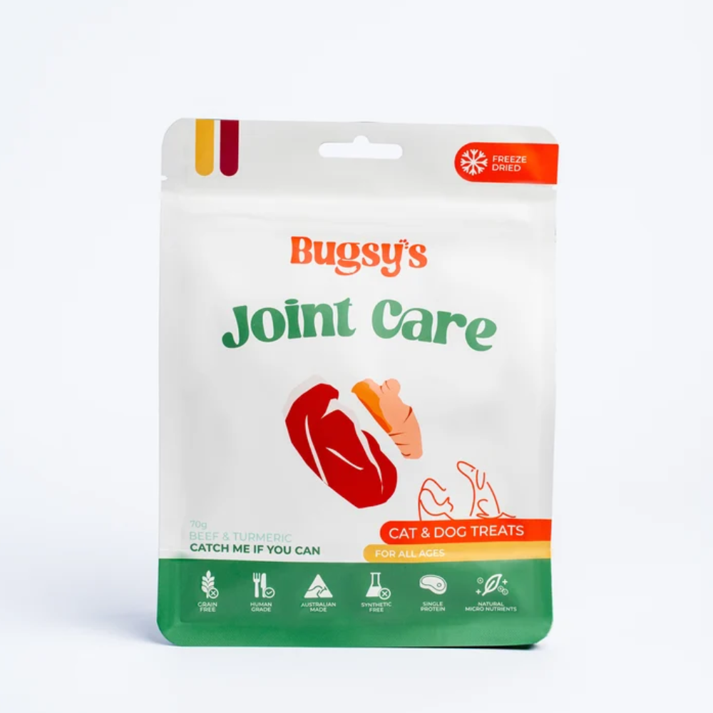 Bugsy's Joint Care | Beef & Turmeric Snacks