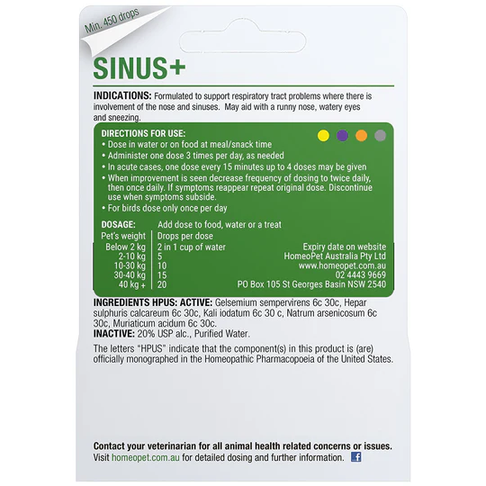 HomeoPet Sinus+