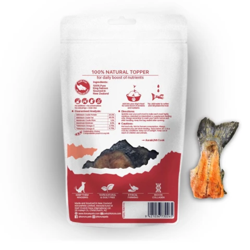 Korure Pets 100% King Salmon Tails