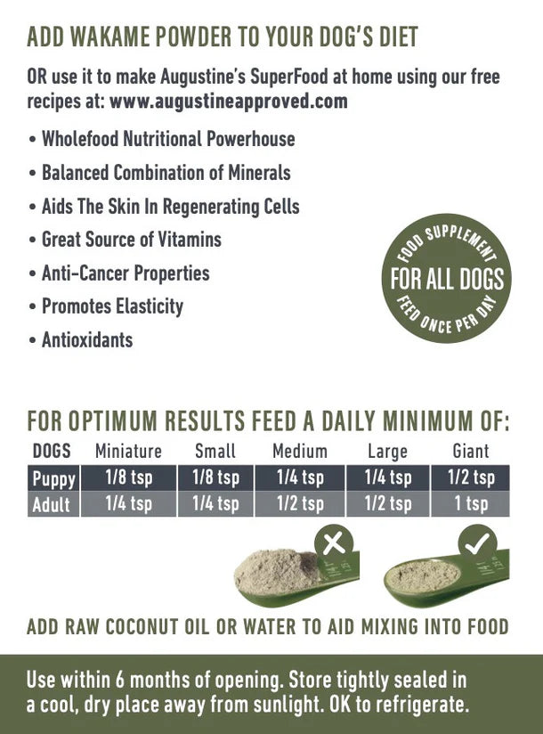 Augustine Approved Wakame Powder