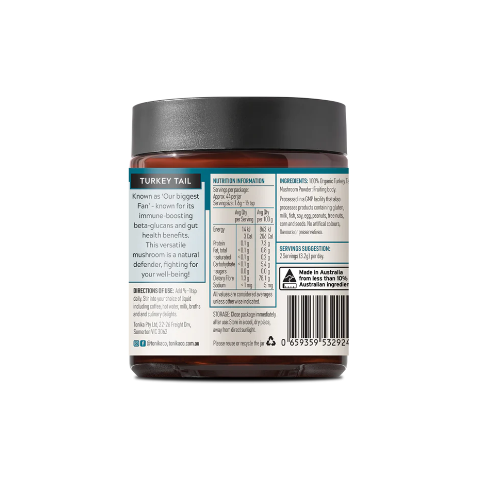 Tonika Pure Organic Turkey Tail Mushroom