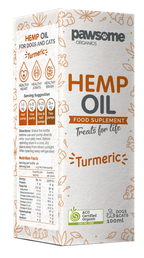 Pawsome Organics Hemp Oil and Turmeric