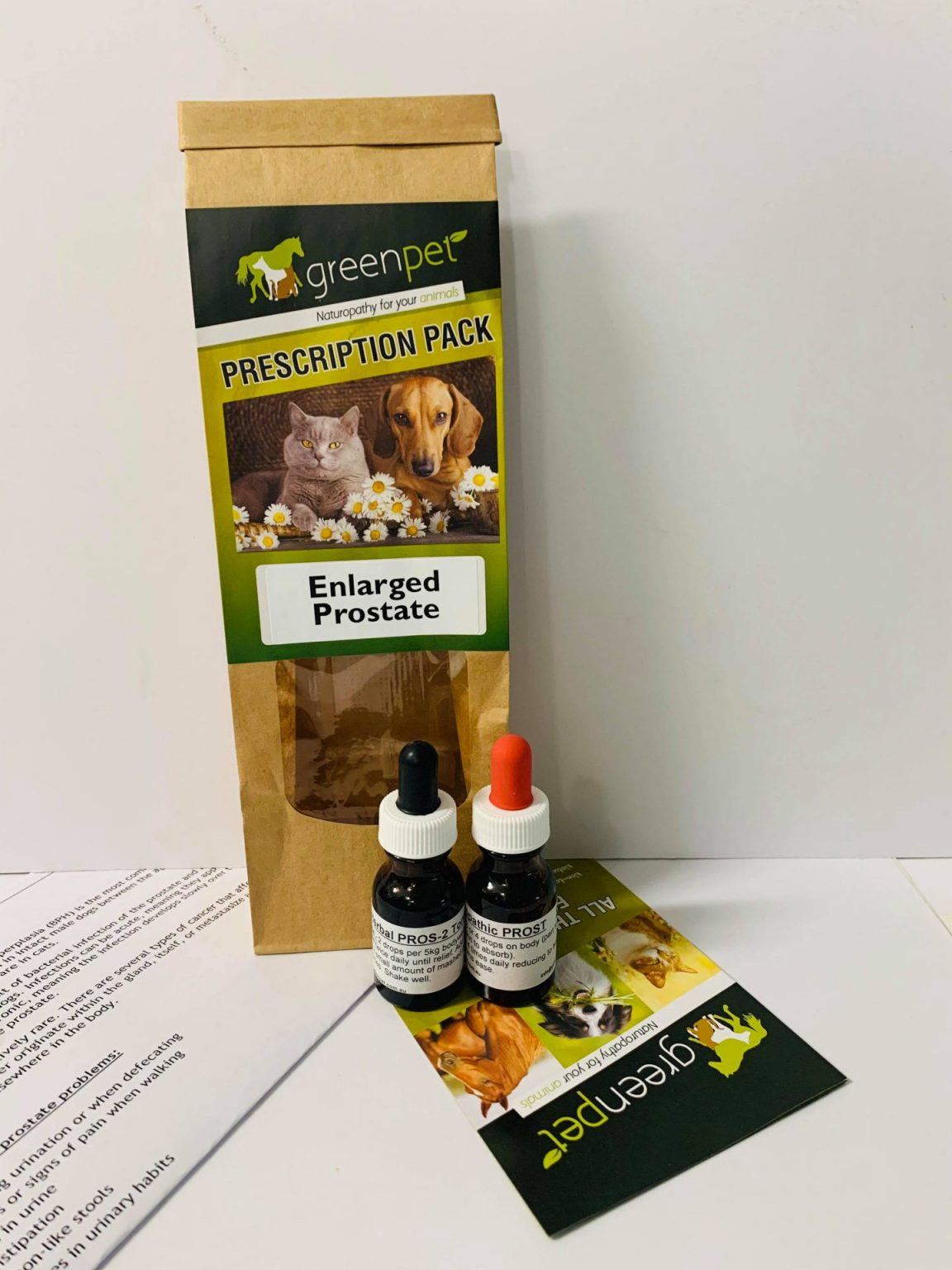 Canine Enlarged Prostate (BPH) Support Prescription Pack Greenpet