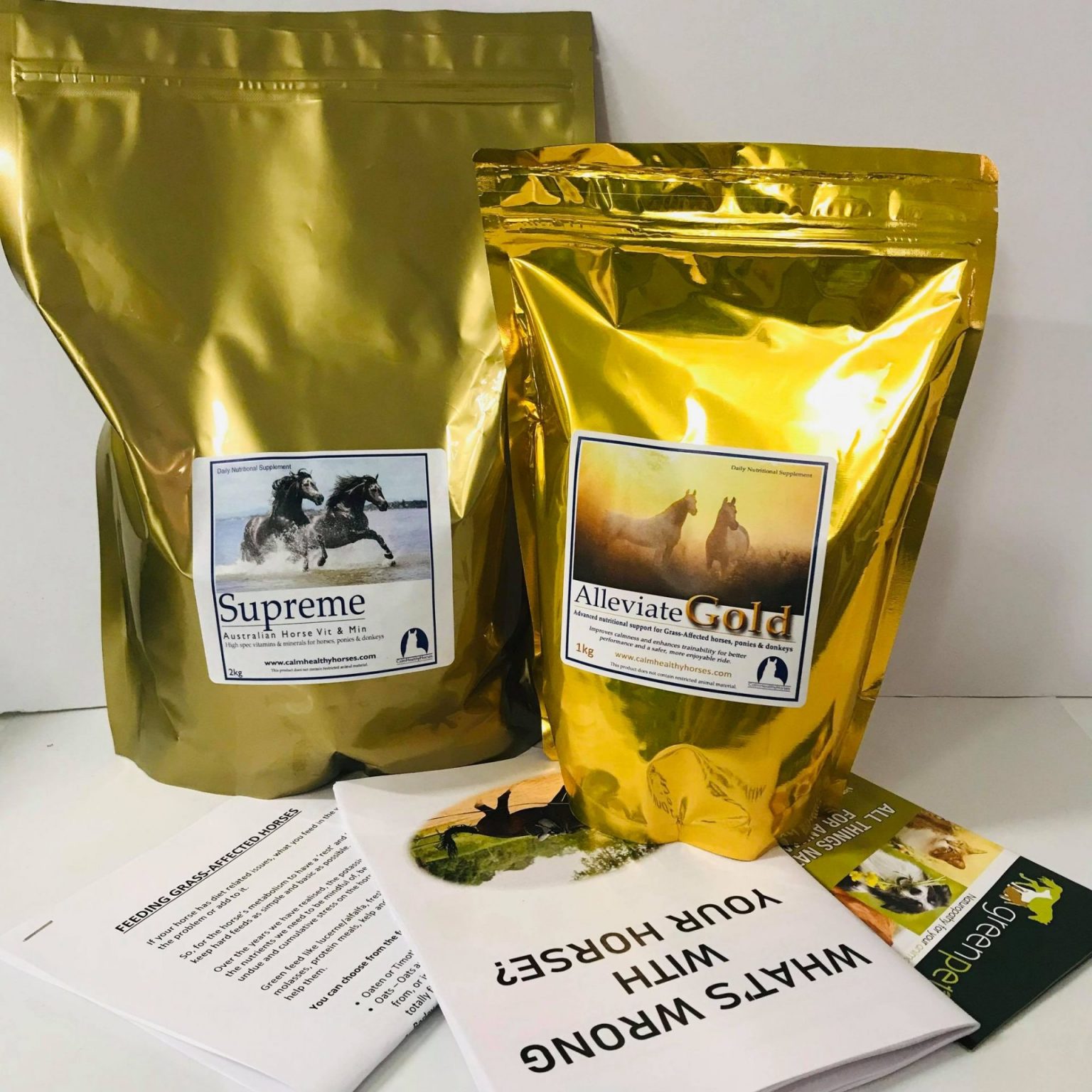 Calm Healthy Horses Starter Pack Greenpet