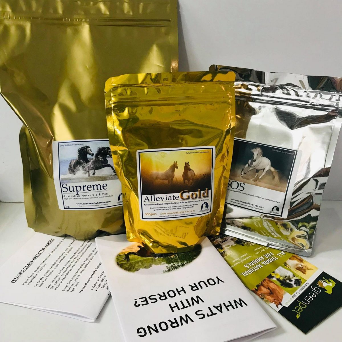 Calm Healthy Horses Starter Pack Greenpet