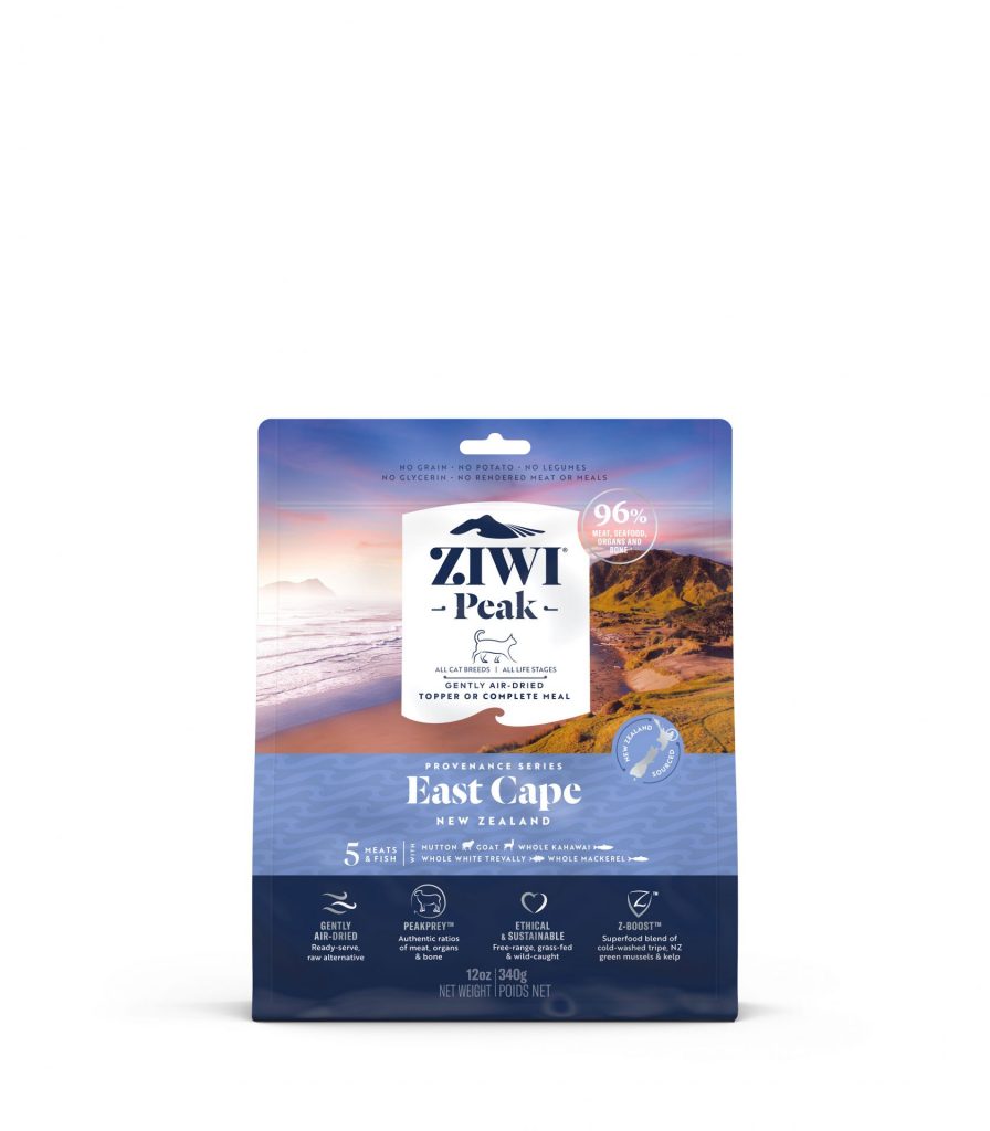 ZIWI Peak Provenance East Cape