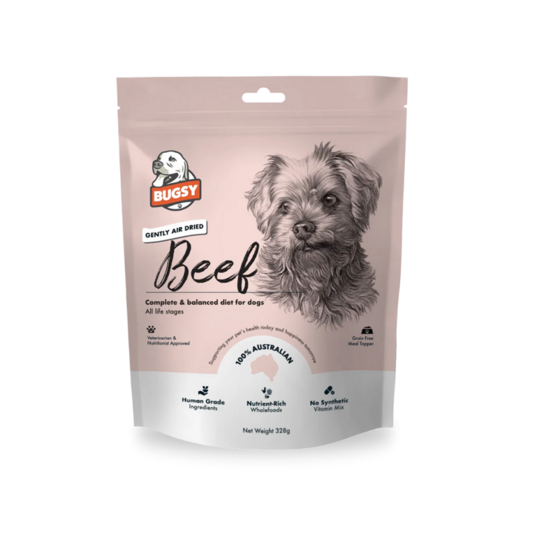 BUGSY Air Dried Raw dog food Greenpet