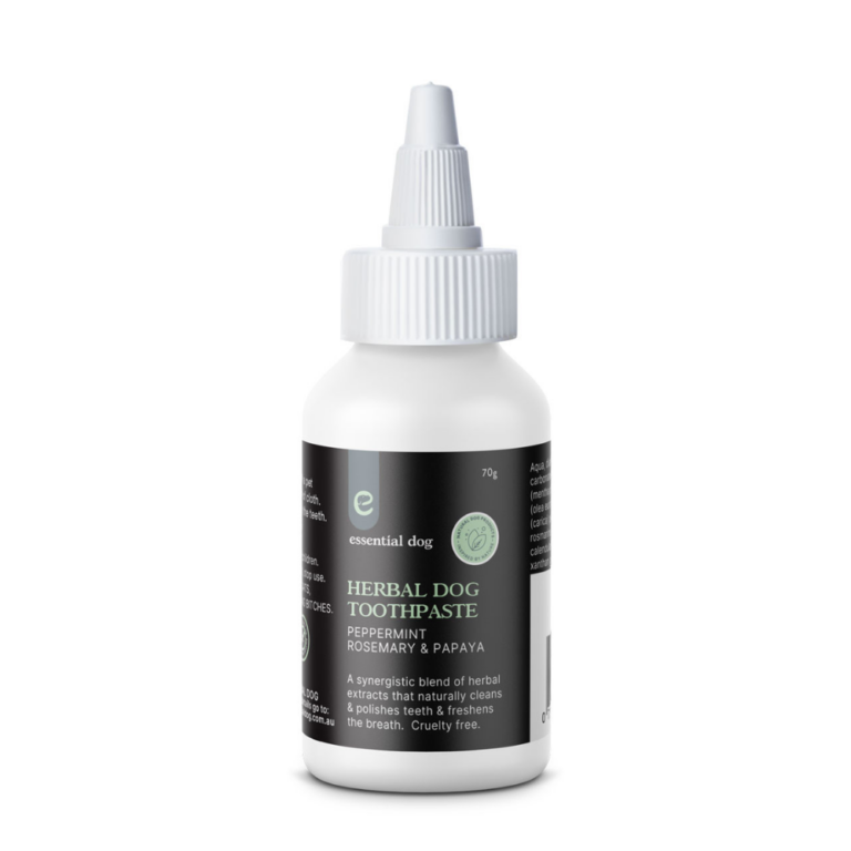 Curated visual reference: Fresh Look at Essential Dog Herbal Toothpaste