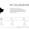 Essential Dog collar size chart