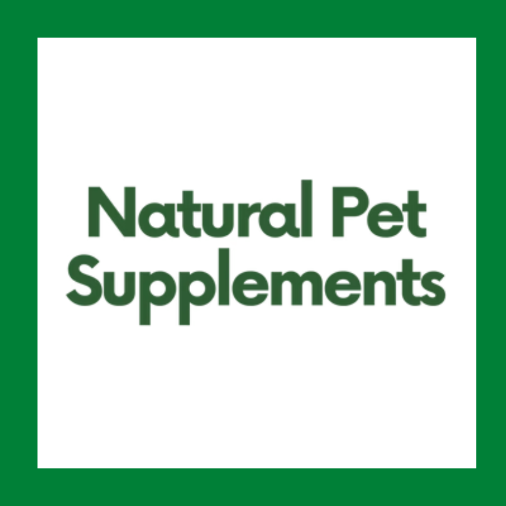 Natural Pet Supplements
