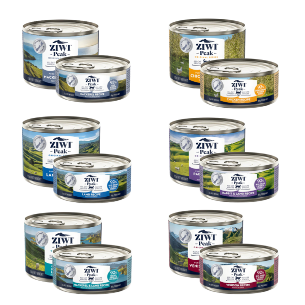 Ziwi Peak Cat Wet Food cans